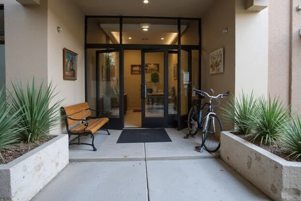 An on-site leasing office in San Antonio