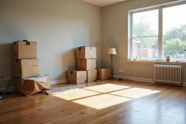A two-bedroom mid-move in San Antonio