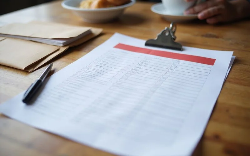 The document set that makes a post-bankruptcy application work