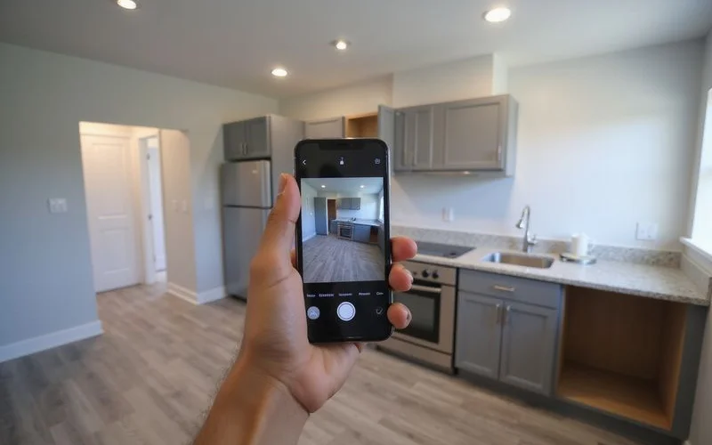 Recording a video walkthrough of the actual unit, not a model