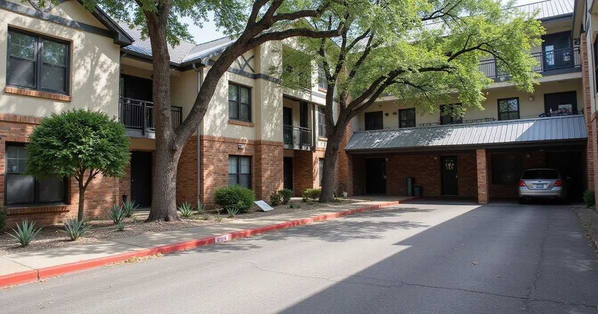 Mid-tier San Antonio apartment stock, the realistic target after a discharge