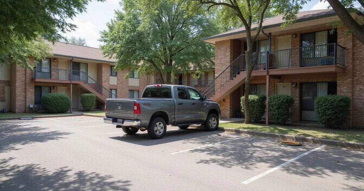 An older San Antonio community with an on-site manager who reviews files by hand
