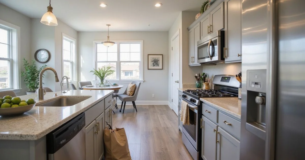 A typical San Antonio apartment kitchen. The unit is the easy part to price