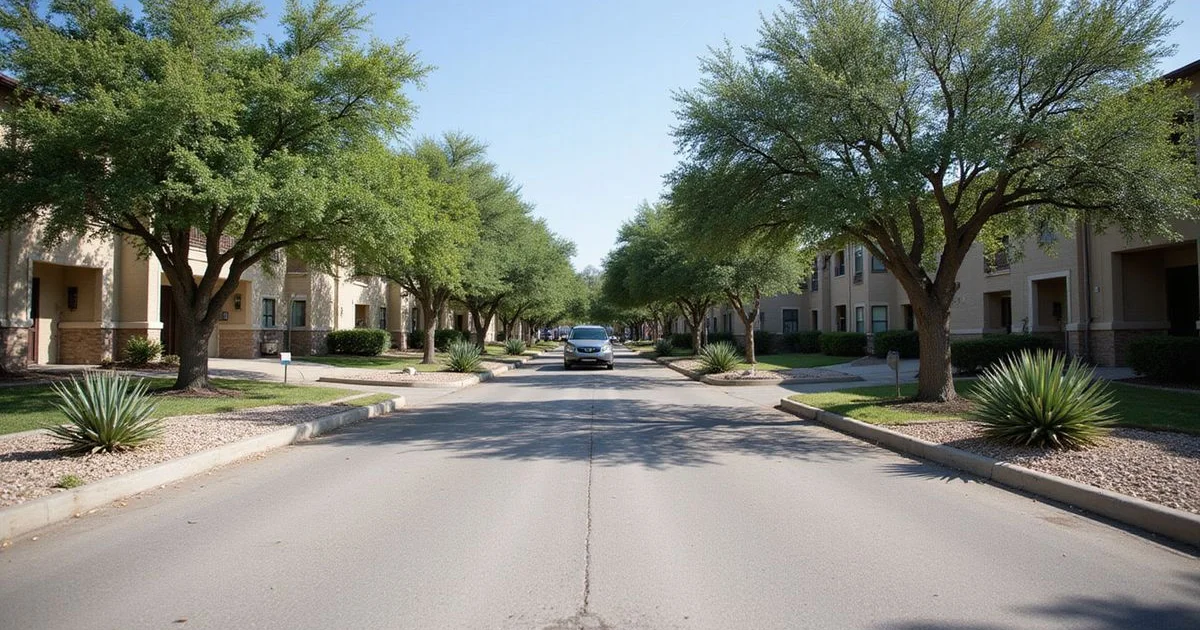 A San Antonio apartment community entrance