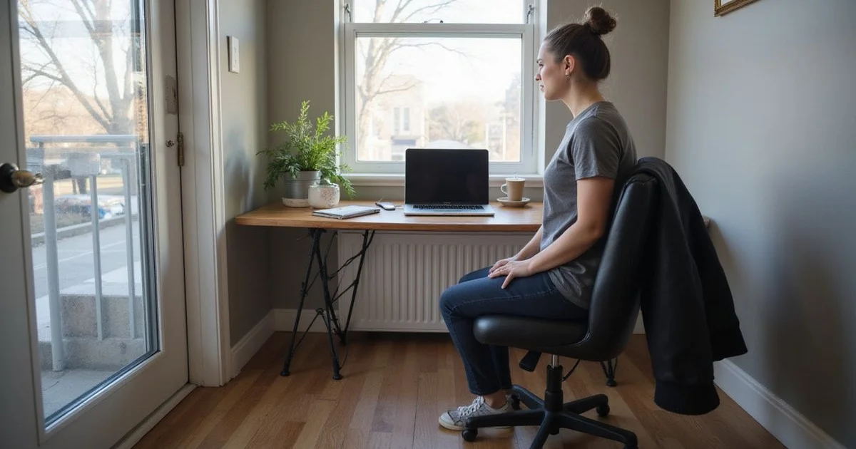 A home office nook, self-employed income is qualified differently