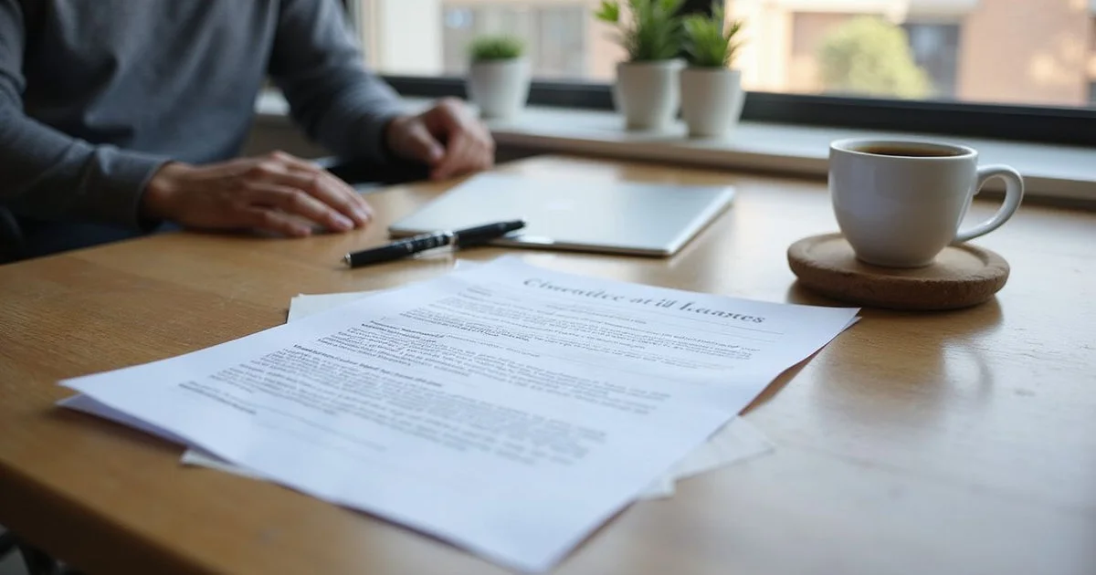 Lease paperwork at a San Antonio leasing office, where the clause question gets asked